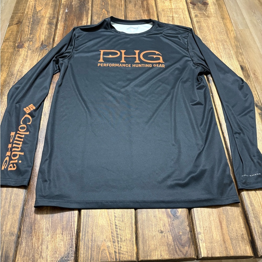 Columbia Black Long Sleeve Performance Tee